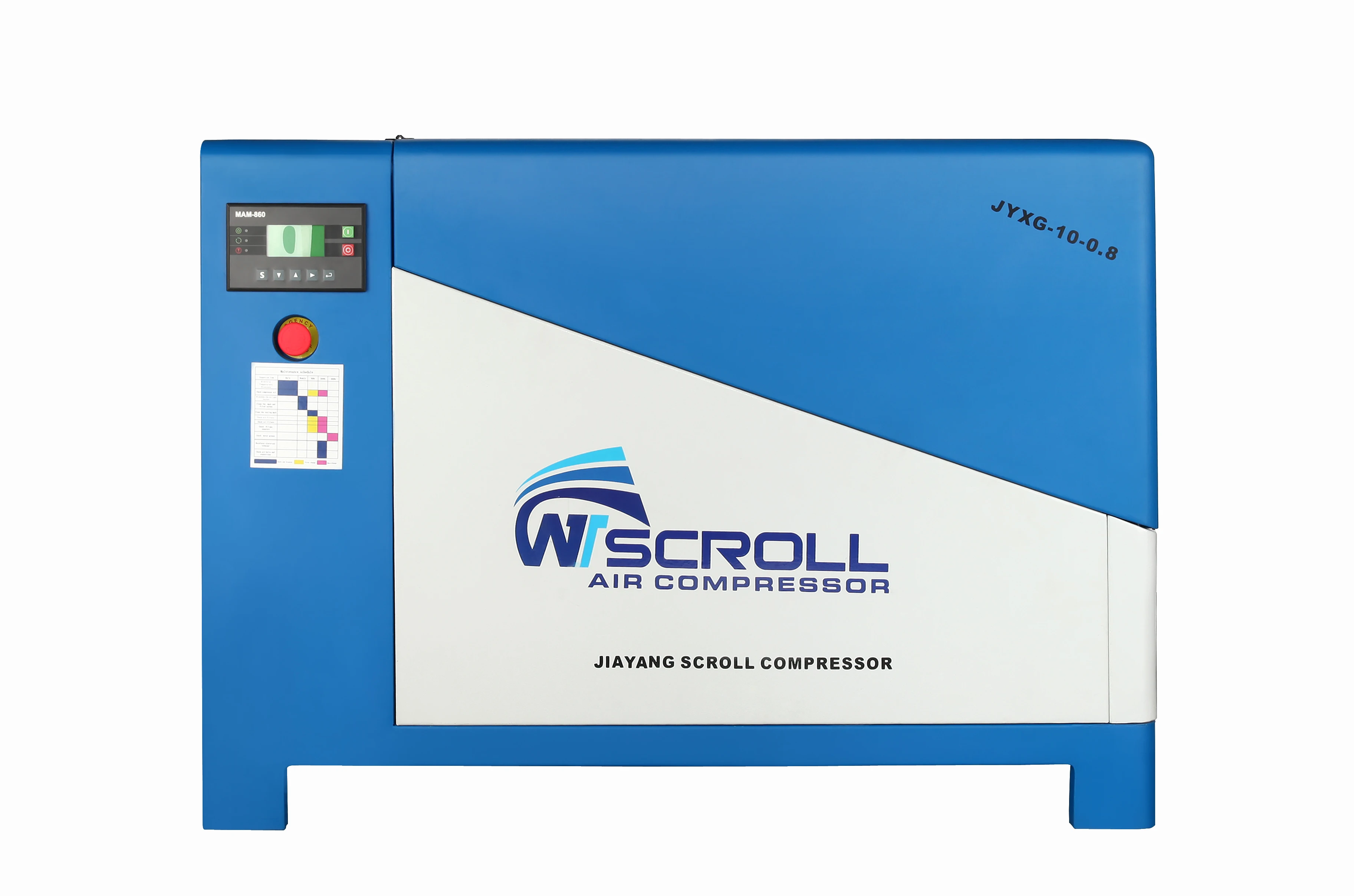 China 380v quiet industrial scroll air compressor for sale