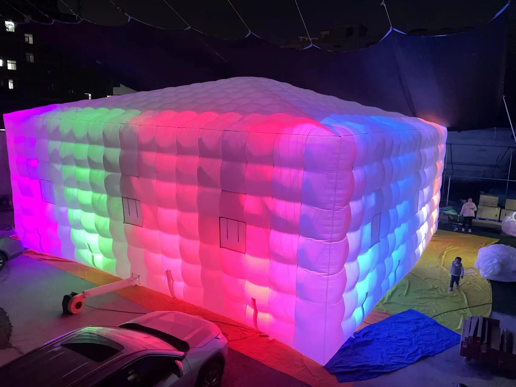 Lighting inflatable party  LED air dome event tent for outdoor