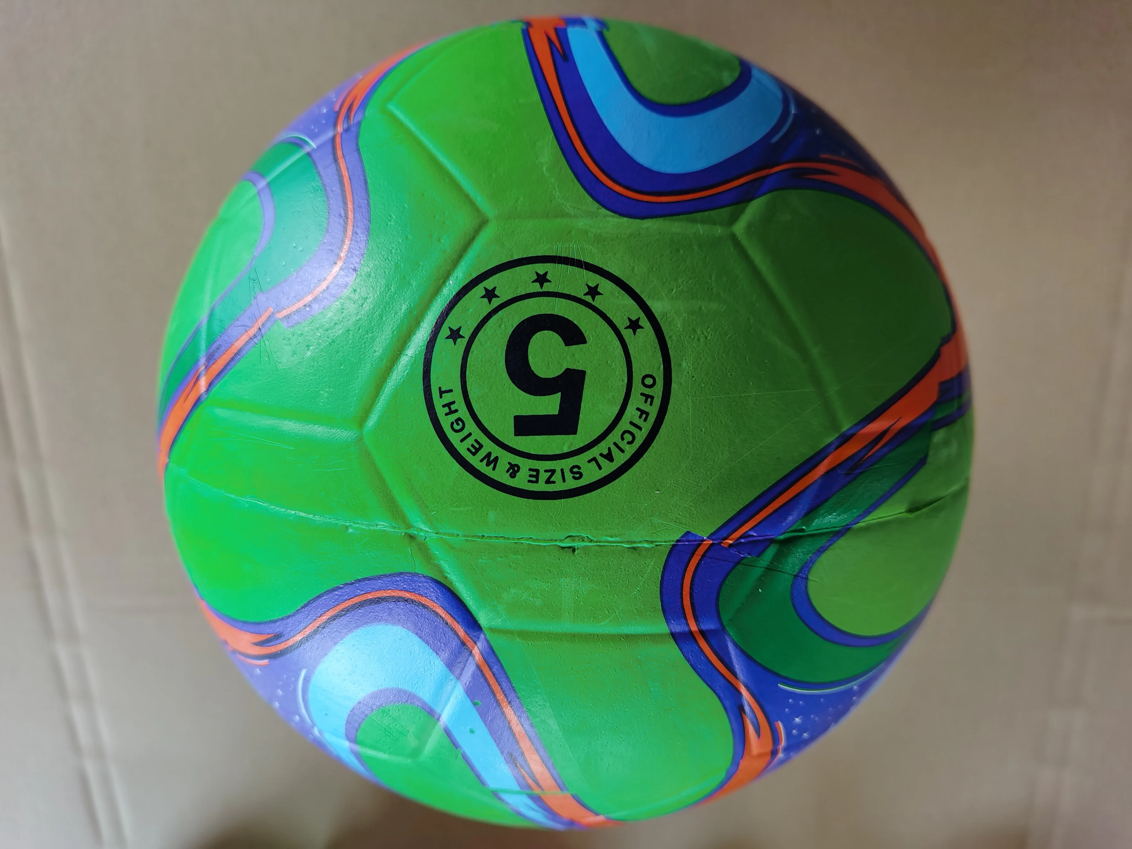 World Cup Sport Ball 1 Soccer Training Rubber Football