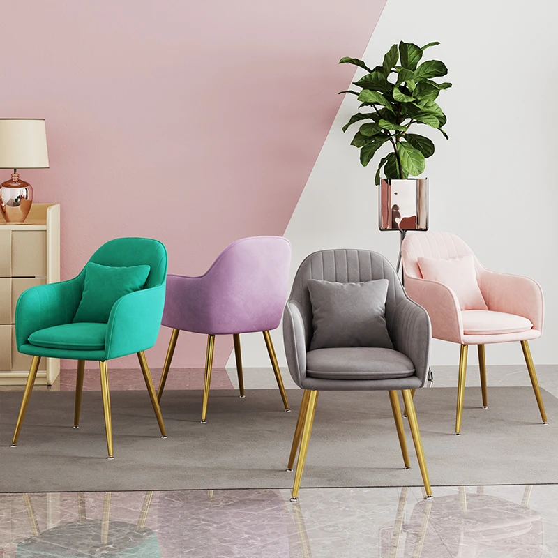 Роскошный стул золотого цвета, недорогой современный скандинавский стул, оптовая продажа, металлические обеденные наборы для дома, бархатная мебель, стулья для гостиной