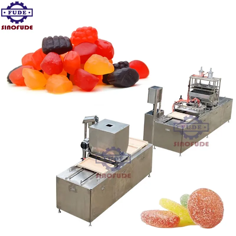 starch mogul line for soft jelly candy making machine vitamin pectin gelatin gummy bear depositing production line