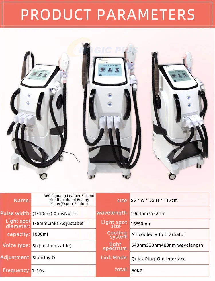Hot Sale 4 in 1 IPL Picosecond Laser Hair Removal Machine