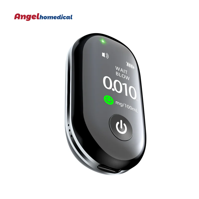 2022 Wholesale  OEM ODM Alcohol Meter Tester Breathalyzer Alcoholtester LCD Digital Breath Alcohol Tester Breathalyser