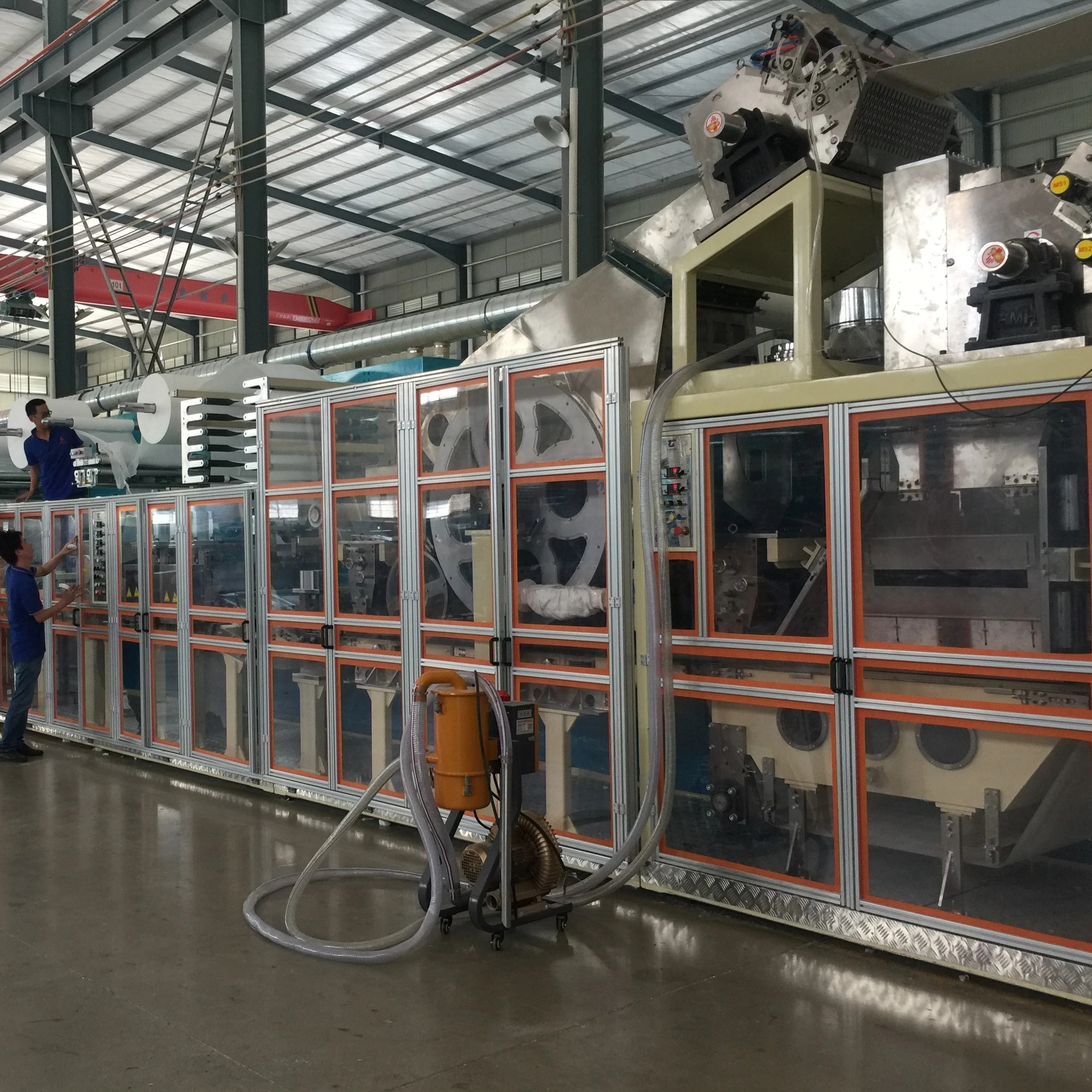 Полностью сервопривод, машина для производства одноразовых подкладок