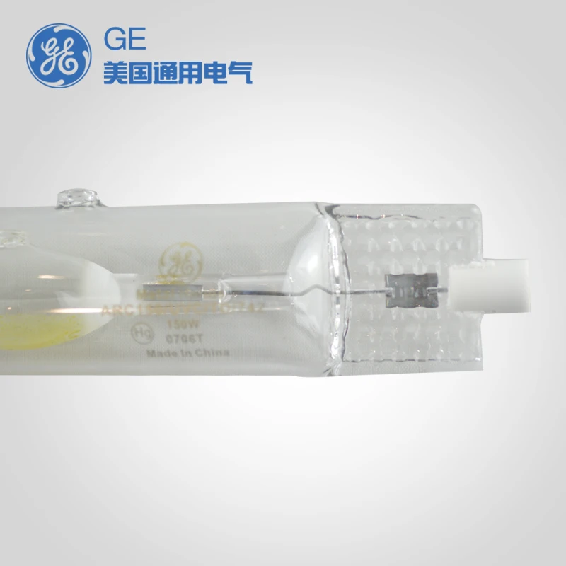 GE General Electric, ceramic 35W70W150W quartz Rx7s spotlight, red, double-ended metal halide lamp