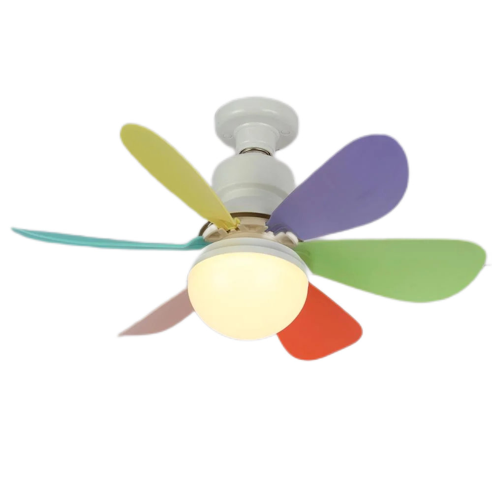 Living Room 16 inch DV rechargeable ceiling Fan Modern 2 in 1 Led Ceiling Fan Light with APP control