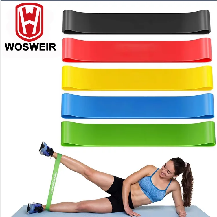 Эластичные эластичные ленты WOSWEIR повязки для подтягивания тренировочное оборудование тренировок тренажерного зала фитнеса натяжные веревки