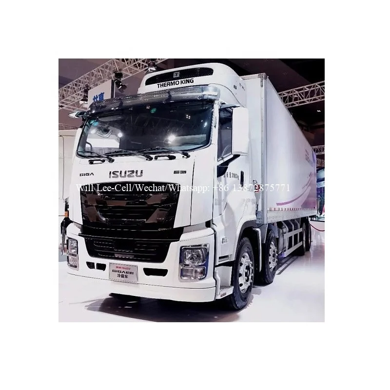 8x4 1SUZU GIGA 20Ton Freezer Vehicle Thermo King Fish Seafood Reefer Food Meat Transport Refrigerator Trucks in Saudi Arabia