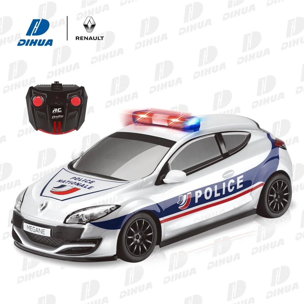 1:16 РАДИОУПРАВЛЯЕМАЯ Полицейская машина 2 4 ГГц с фарами и сиренами модель автомобиля дистанционным управлением Renault Megane RS RC Drift Car для детей
