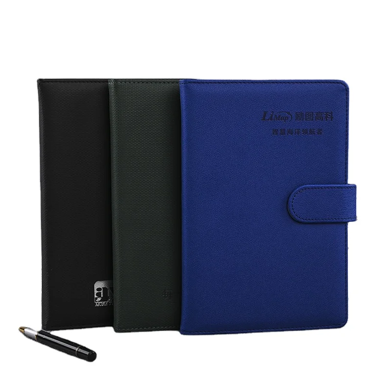 2022 Daily Planner A5 High Quality Pu Cover Monthly Planner With Magnetic Buckle Custom Calendar Notebook For Business