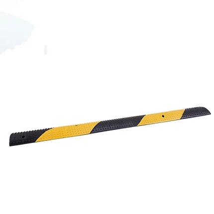 
Black yellow used for parking lot reflective road traffic safety driveway concrete speed bump 