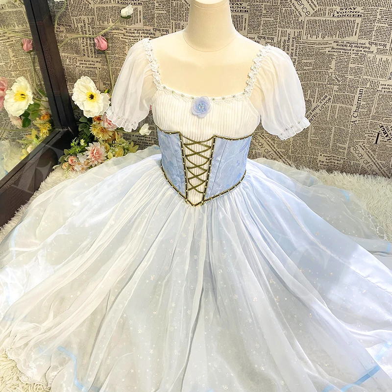 R0512 High Quality Adult Children Romantic Stege Dancewear Party Costume Professional Ballet Performance Tutu Dress