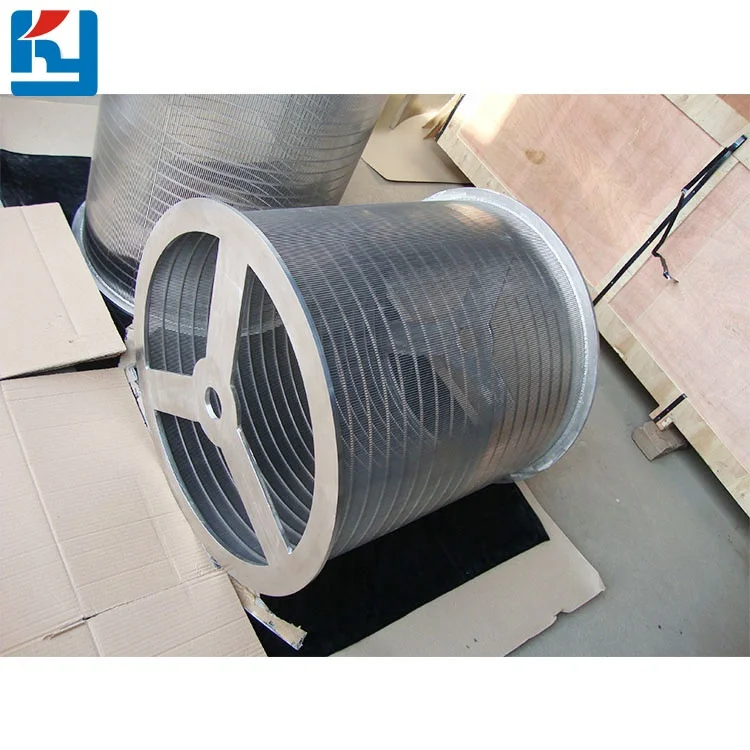 External rotary drum sand screen filter for aquaculture