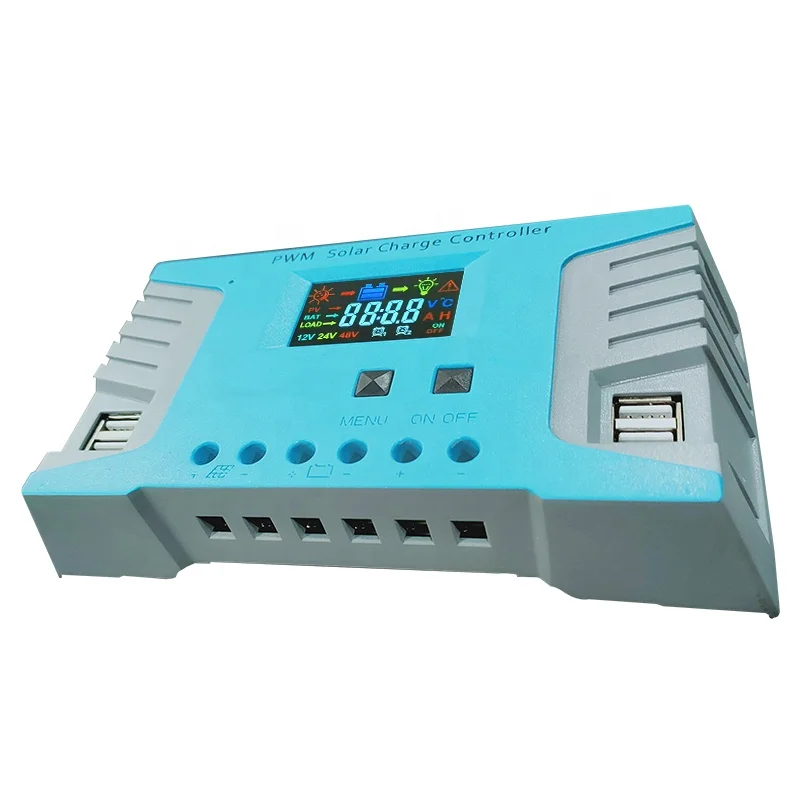 china manufacturer 12V/24V auto 30amp 60amp  20amp pwm solar charge controller