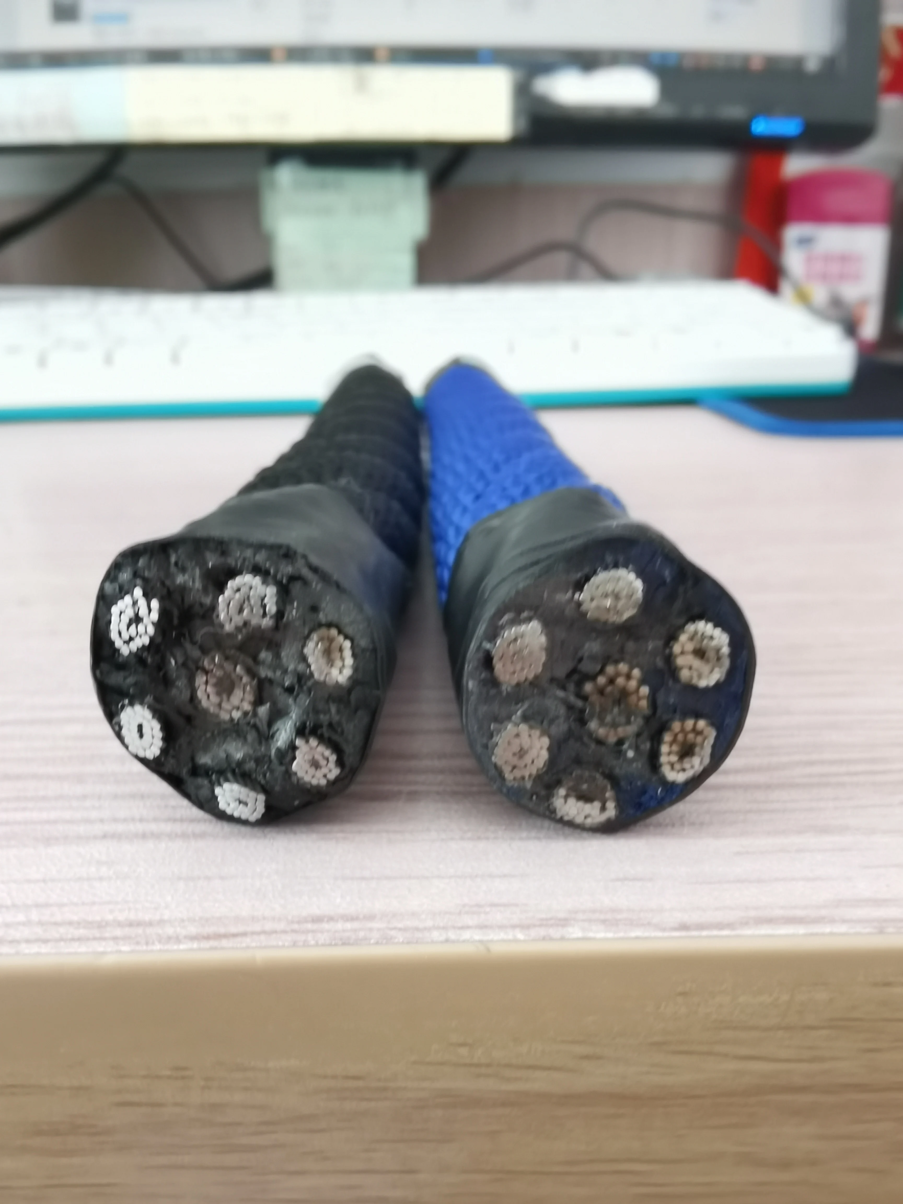 Twisted 6 Strand Composite Ropes Multicolor Climbing Net 16mm 6 Strand High Quality Braided Polyester Combination Rope