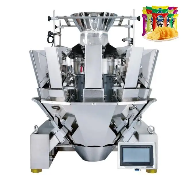 Automatic multihead weigher potato chip combination combineation scale bag packaging machines