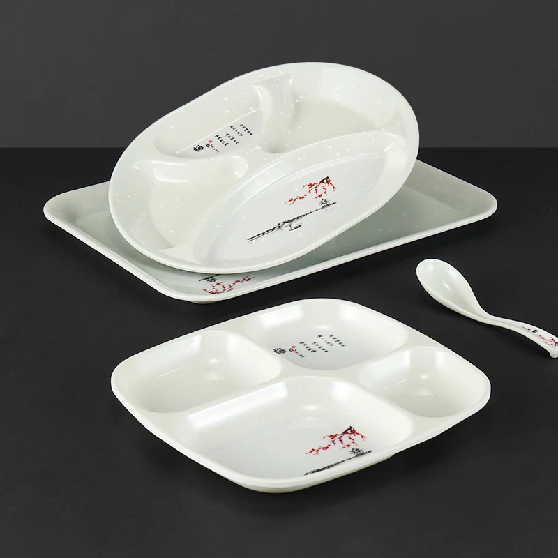 wholesale all melamine dishes manufacturer chinese dishes kitchen plates set dinner dinnerware prato