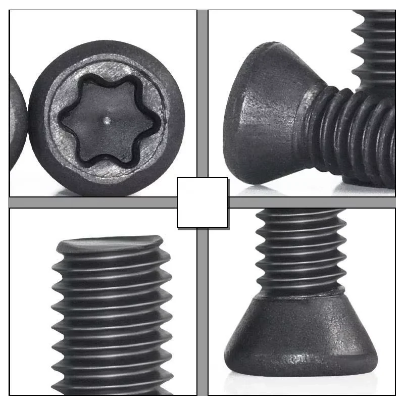 Knife stem plum blossom screw handle parts Plum Blossom Countersunk Head Screw