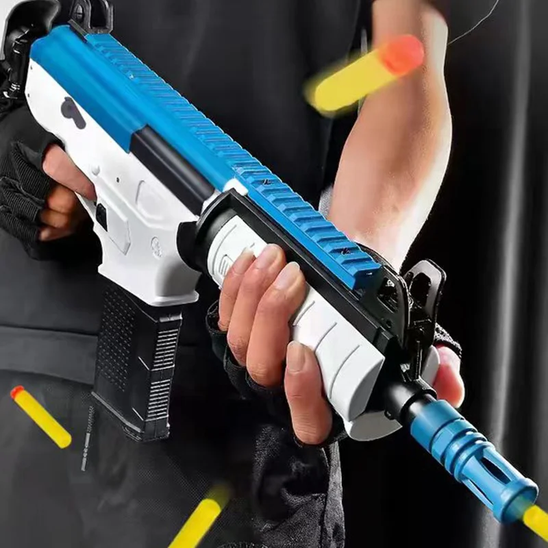 602B Electric TOY GUN 7MM GEL Ammos AUTO Shooting Blaster Balls Splatter Launcher Fighting Game SAFE Kids Playing Toy
