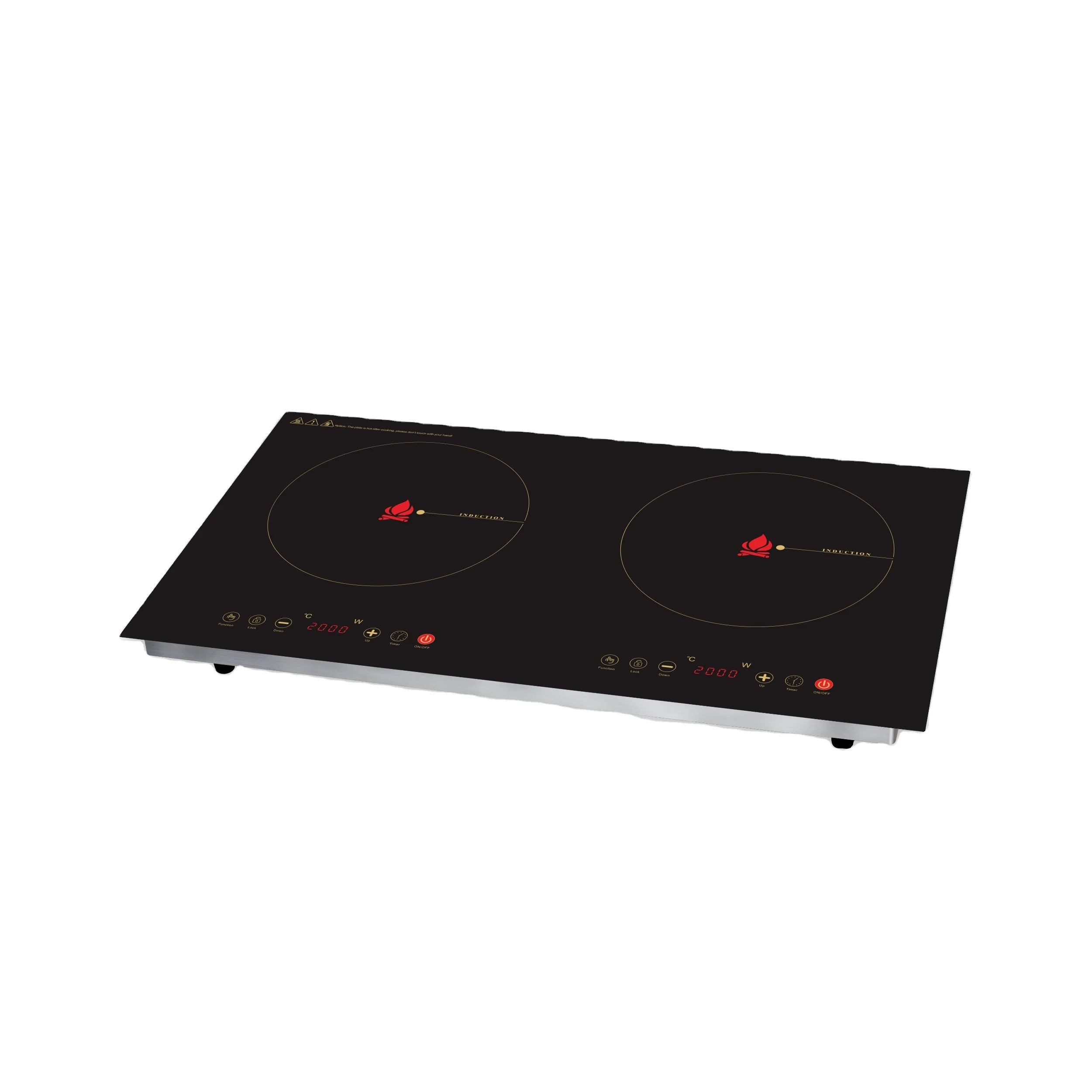 New Design Skin Touch Buttons Control Induction Cooktop Kitchen Appliance Electric Induction Cooker