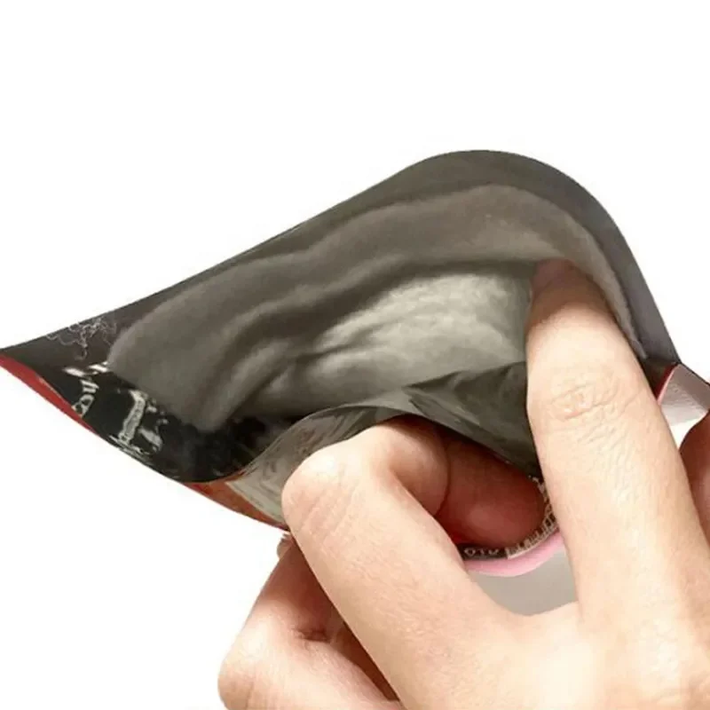 Custom Resealable Foil ziplock Three Side Seal Natural Leaf cigar wraps moisturizing Plastic packaging bag with clear window