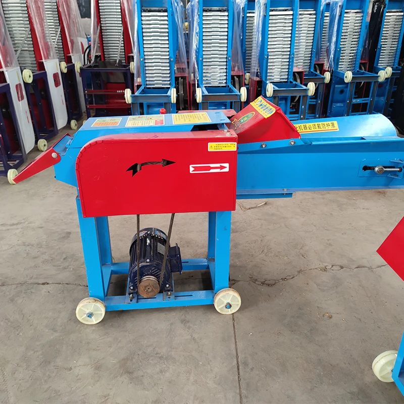 Animal Fodder High Efficient Diesel Engine Lawn Grass Cutting Machine Hand Chaff Cutter Hand Operated Small Hay Chopper