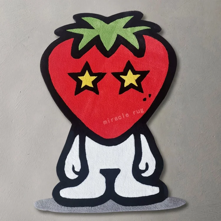 Famous Anime Power Puff Girls Handmade Carpet Custom Design Rugs Decoration Mat
