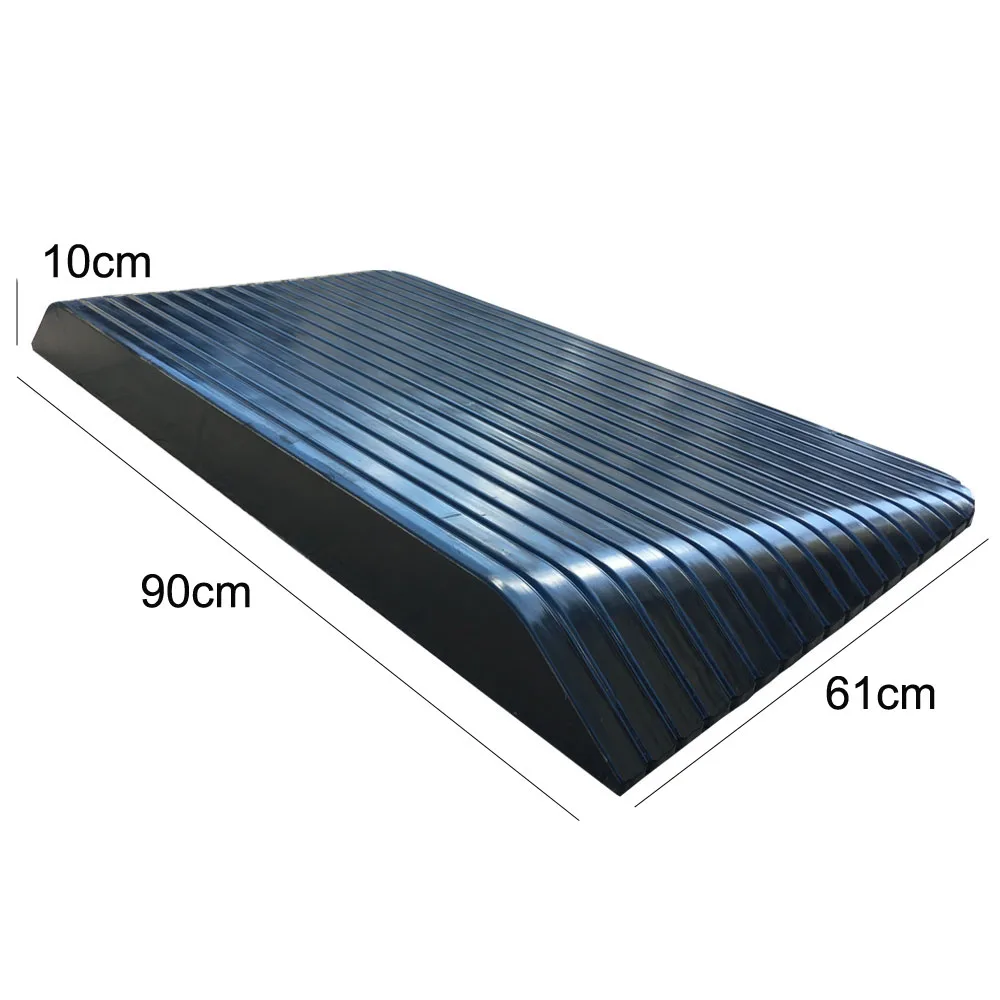Solid 900mm 3'  4 ' 5'  Rubber  wheelchair Threshold Ramps Curb Ramp