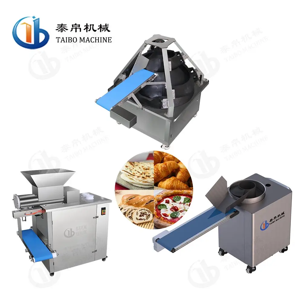 Industrial 2-800g Pizza Bread Chapati Pita Bun Dough Divider Rounder Machine for Factory