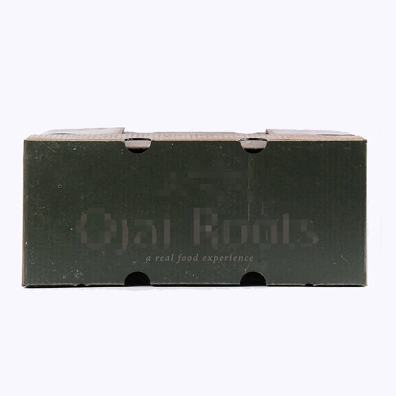 Custom Wax Coated Cardboard Boxes Waxed Waterproof Corrugated Boxes for Vegetables Fruit Seafood Dipping Wax Box Tray