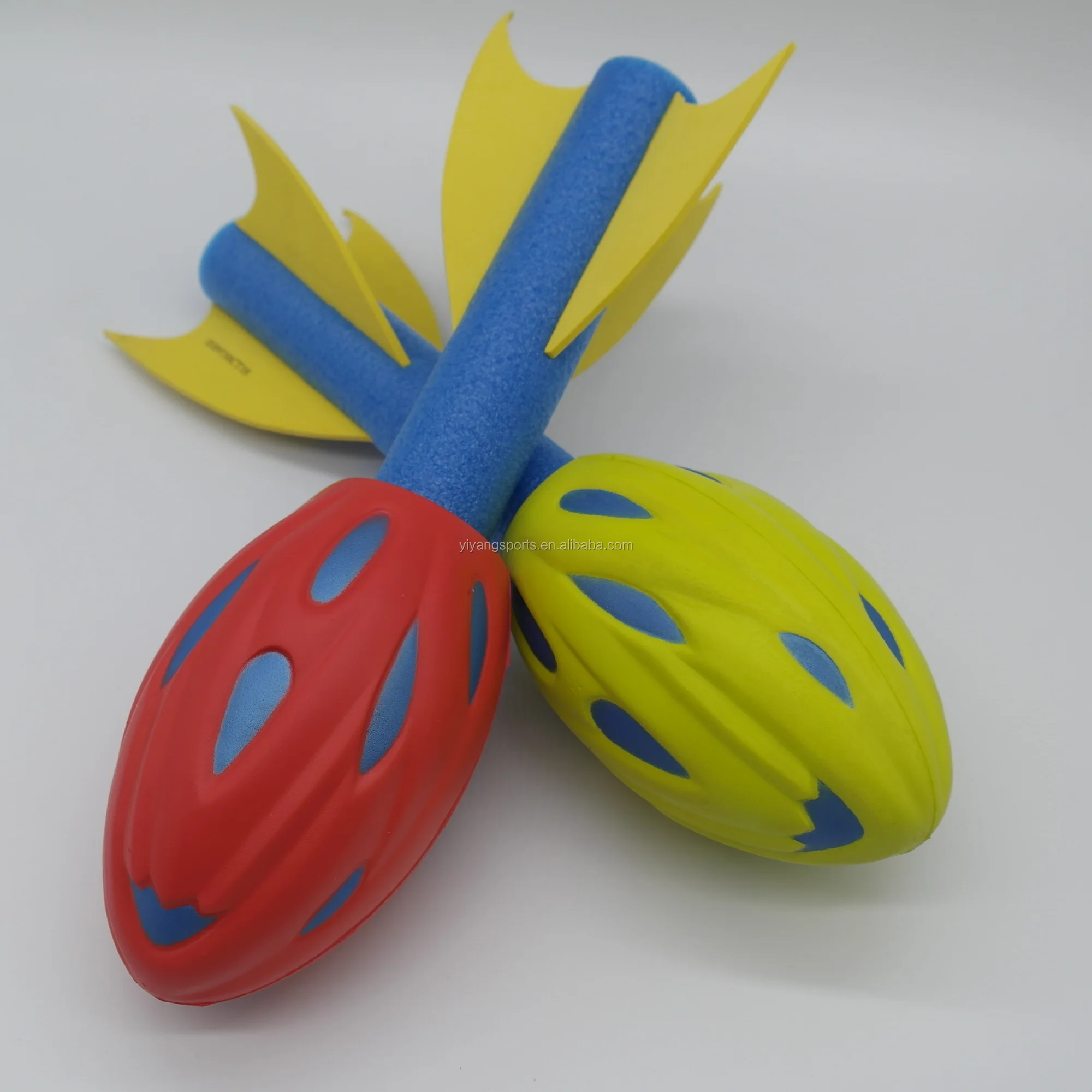Factory Custom Children Throw Rocket Toy Classic Soft Foam Darts Ball Long Distance Integrative Fun Throwing Torpedo Game Toy
