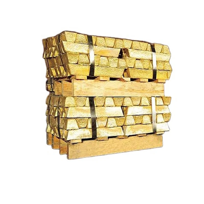 56%-62% высокочистый сплав латунный слиток для промышленного