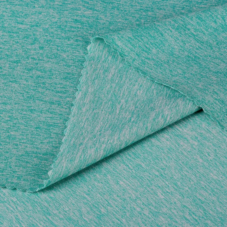  45%Nylon 45%Polyester 10%Spandex Knitted Fabric Cool Touch Double Color Single Jersey For Sports And Yoga Suits