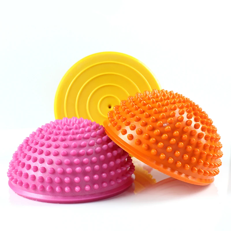 Yoga Massage Ball Spiky Half Massage Ball Hedgehog Balancing Pods Domed Stability Pods Half Round Yoga Balance Massage Ball