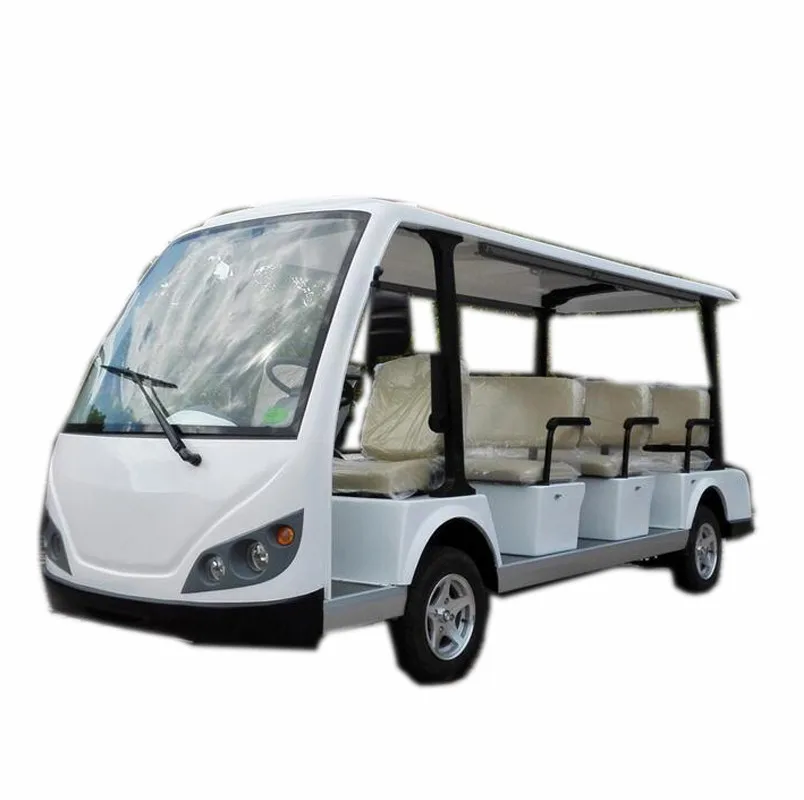 Color customized 11 electric passenger vehicles sightseeing shuttle automobiles