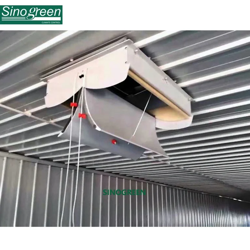 Easy-to-install single Twin ceiling air inlet Attic vents inlets tunnel both for pigs and poultry
