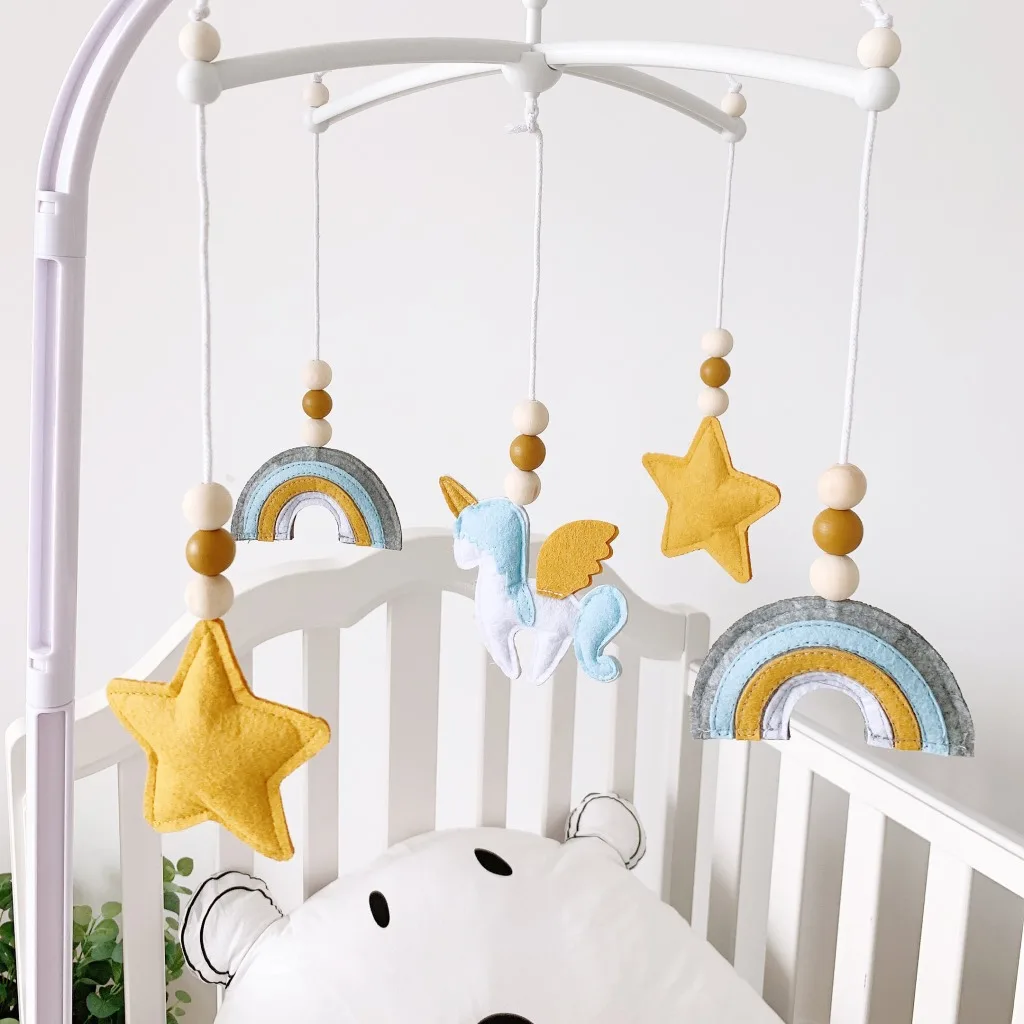 Handmade Wooden Mobile for Baby Crib Low Cost Mobile Foam Home Decor by Lotte