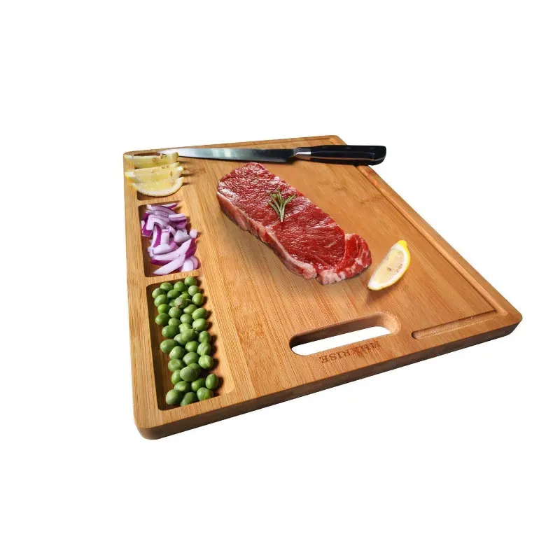 Wholesale multifunctional wood cutting board innovation wooden cutting board with drain
