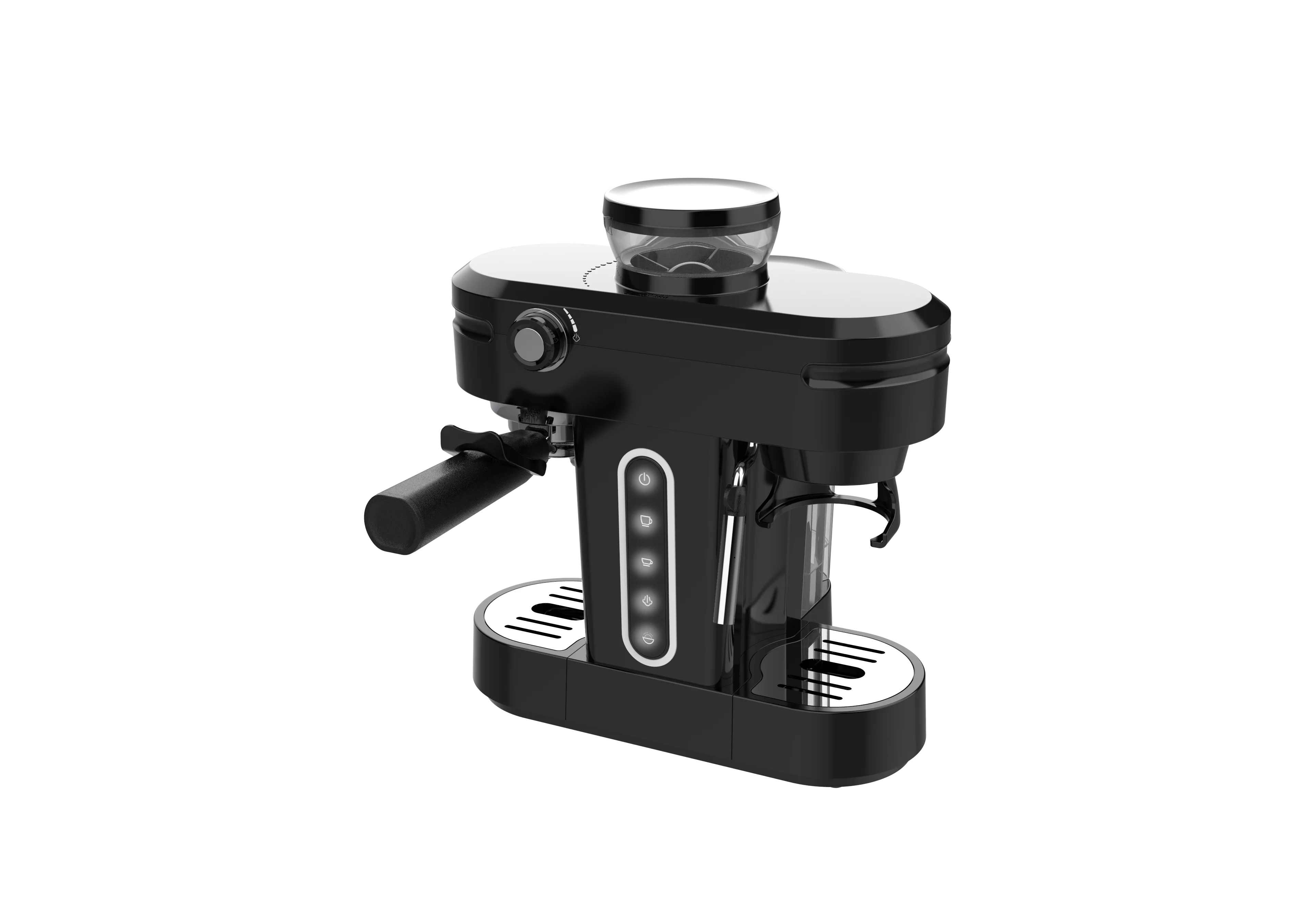 Grinder ODM Cappuccino Machine 2 Year Kitchen Cafe Electric Stainless Steel 2023 Italy Design Espresso Coffee Maker15 Bar 3 in 1