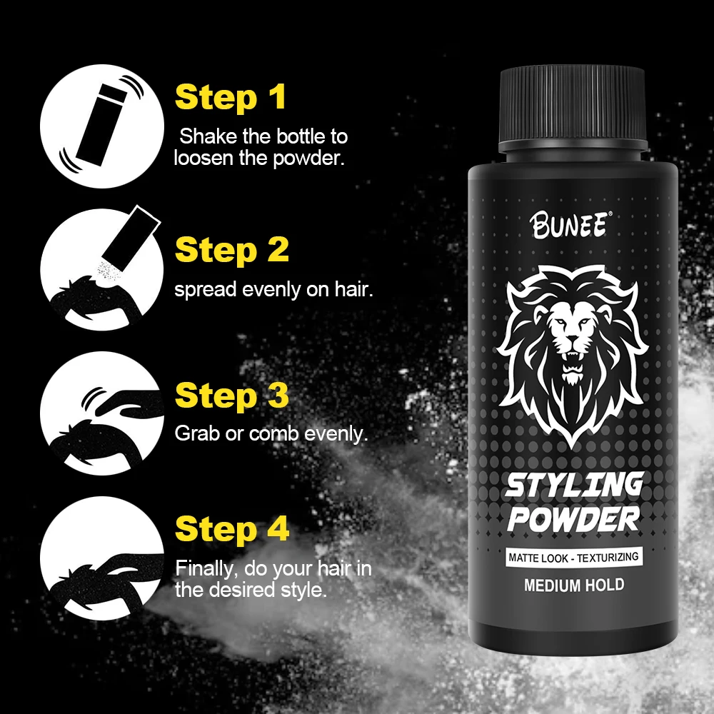 Wholesale Texture Powder Organic Fluffy Hair Volume Powder dry shampoo bottle Hair Styling volumizing powder wax men