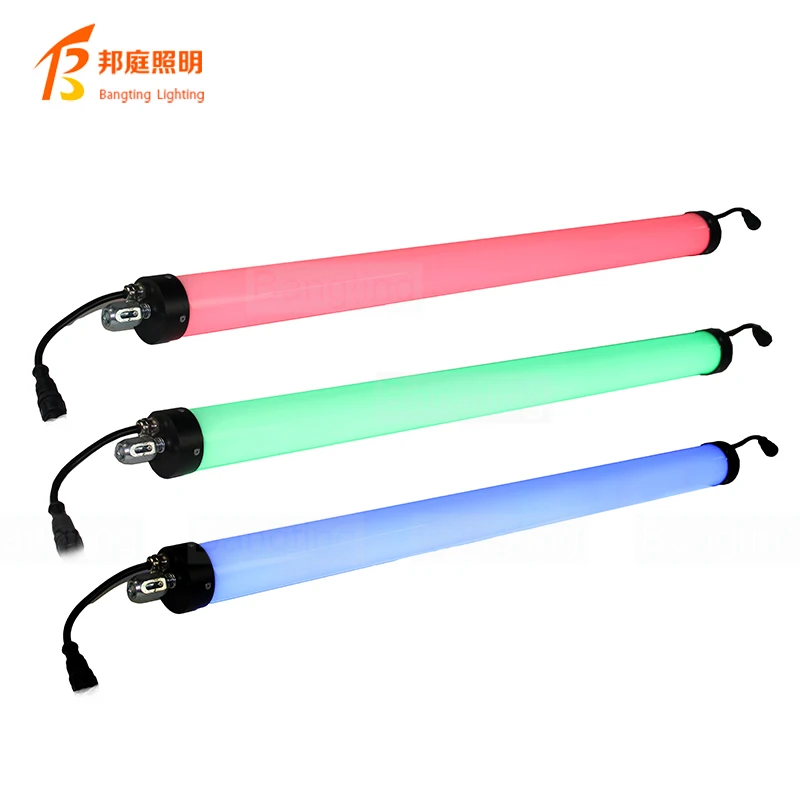 На заказ 40 мм 360 градусов 1 м 5 2 24 В SPI DMX 512 3D RGB светодиодная Пиксельная трубка красочная Вечеринка dj сценический свет