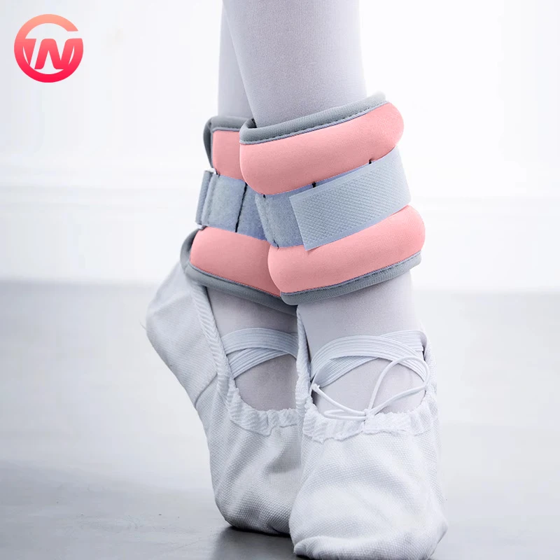 Light Weight Wearable  Dance Strength Training 0.5kg/1.0kg Pink Wrist & Ankle Weights For Kids