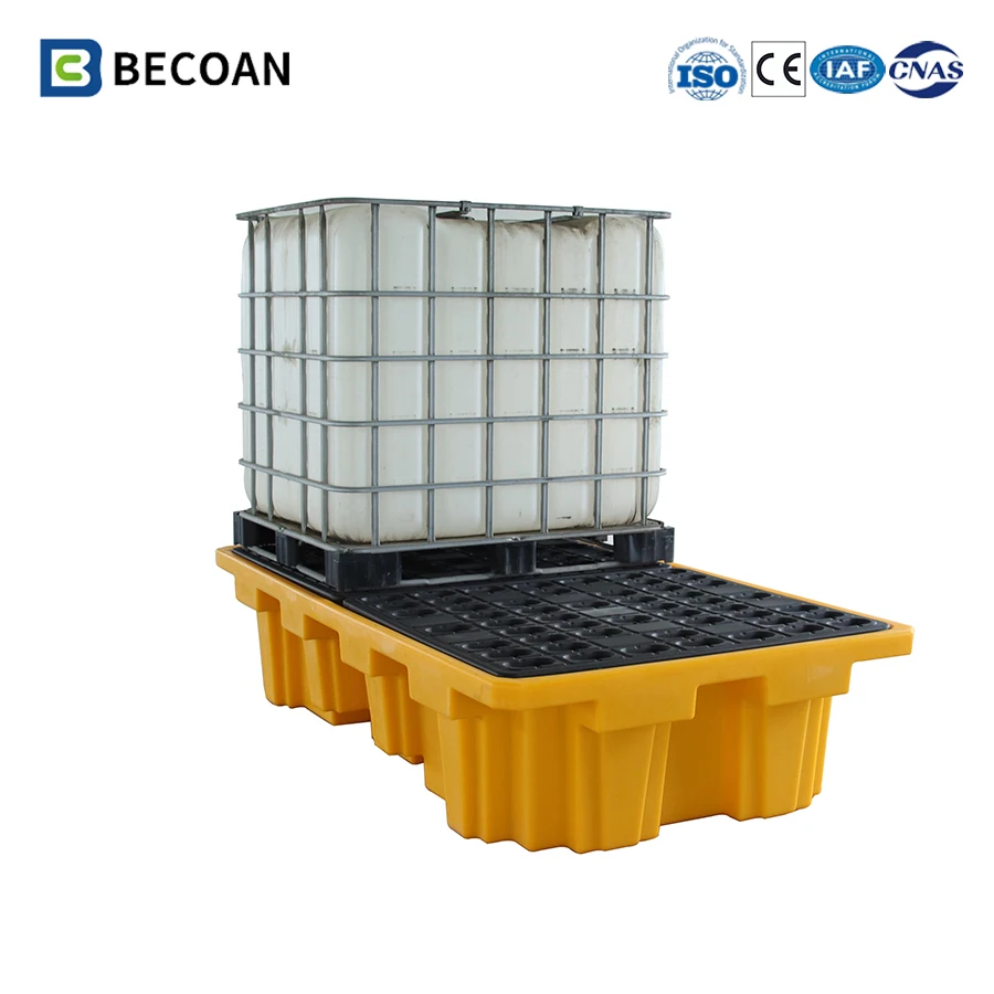 For Oil Spill Control Stackable Nestableibc Ibc Spill Pallet Container