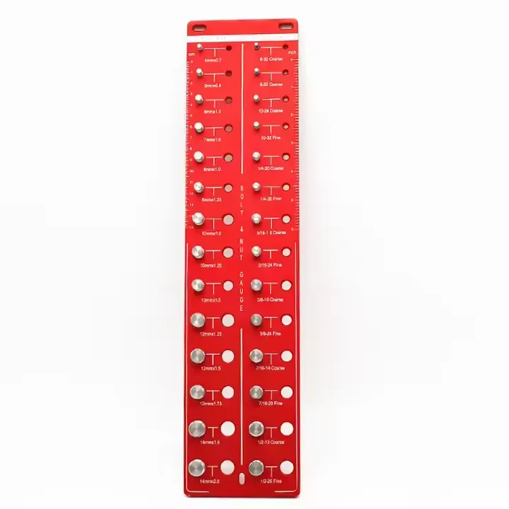High Quality 28 Bolt and Nut Identifier Gauge Nut and Bolt Thread Checker