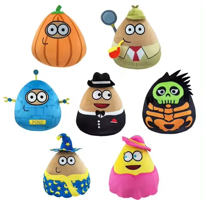 Индивидуальный размер этикетки упаковка оптом мой питомец инопланетянин Pou Plushie мягкие игрушки Мягкая кукла игровой персонаж игрушка