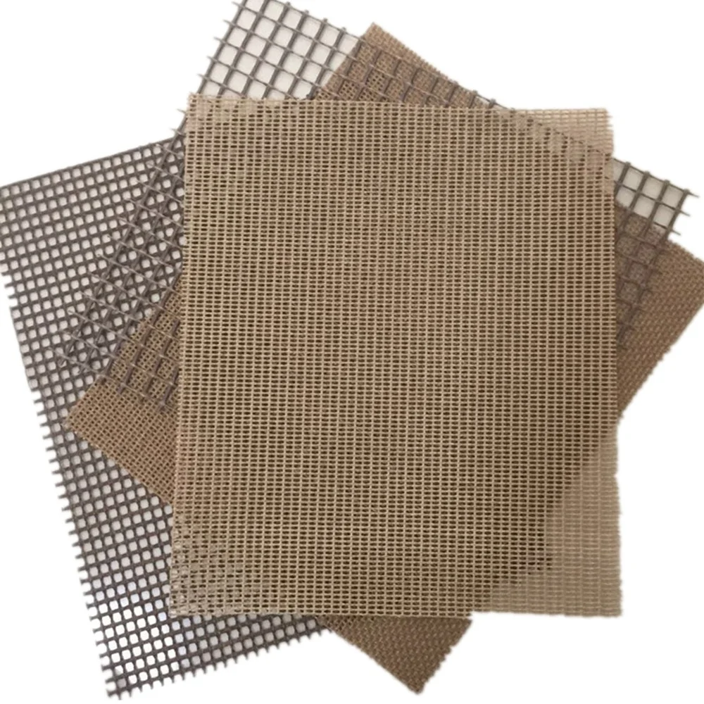 Food grade baking cooking use PTFE coated fiberglass mesh sheet