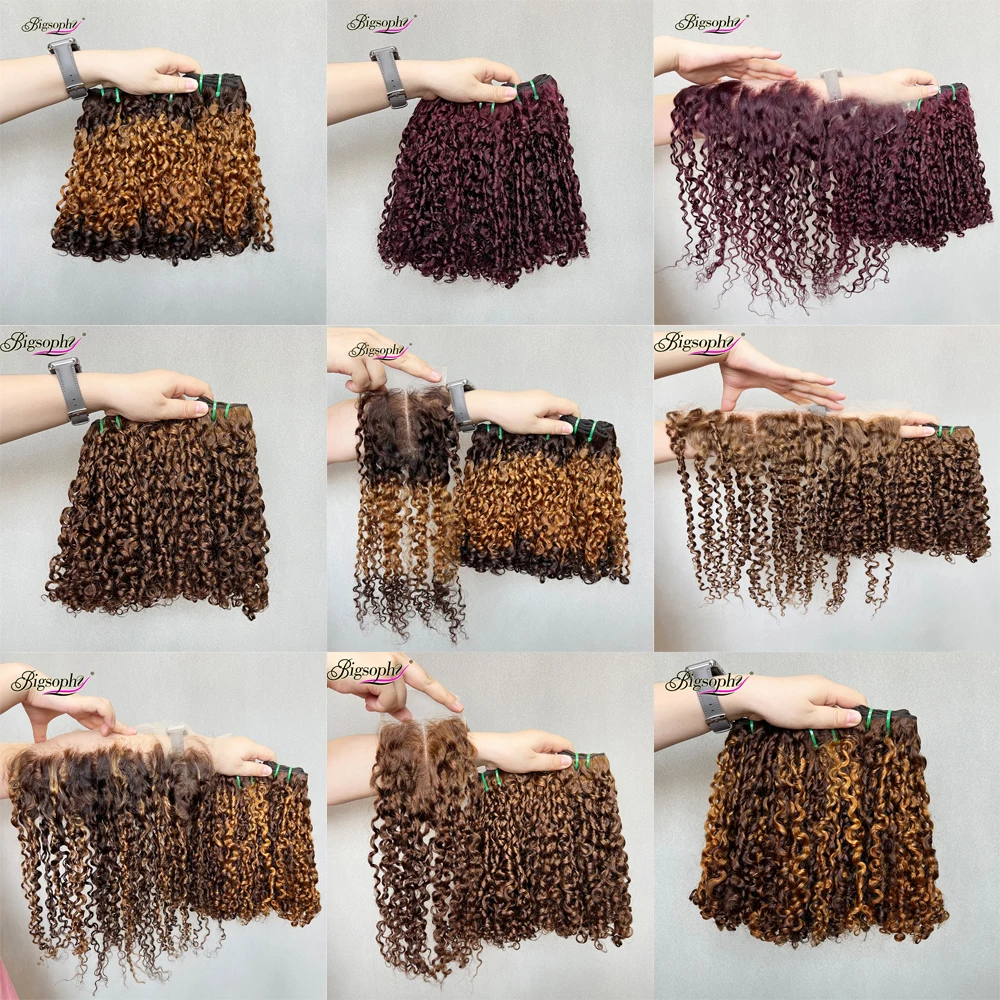 Top Quality Funmi Hair Bundles,100% Raw Virgin Hair Vietnamese Wholesale price,Super double Drawn deep wavy cuticle aligned