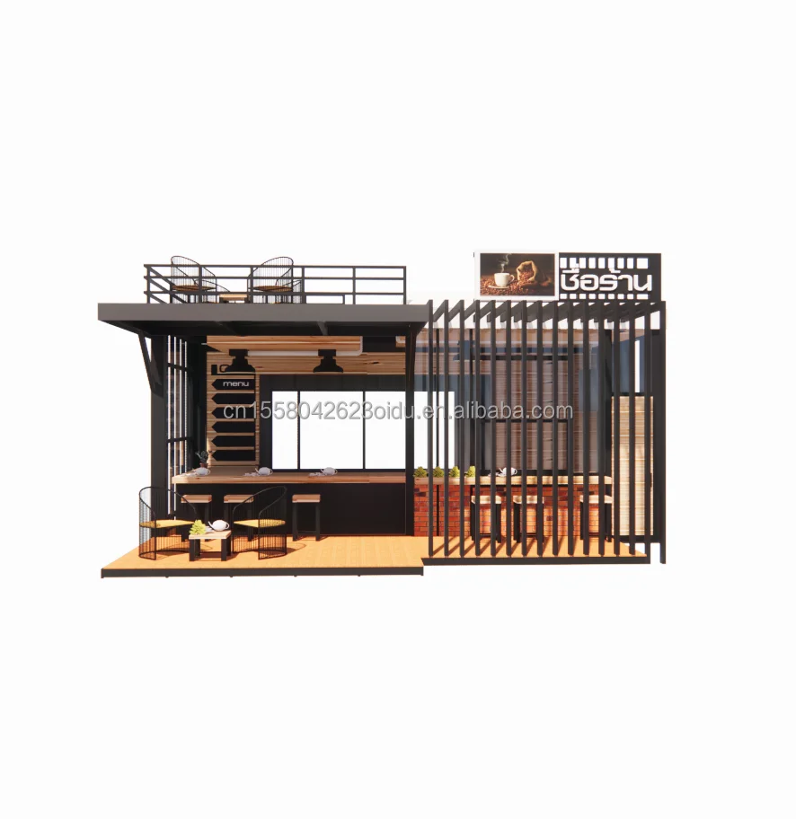 Cheap Price Prefabricated Shipping Mobile Coffee Shop Container Bar Shops Prefab Store