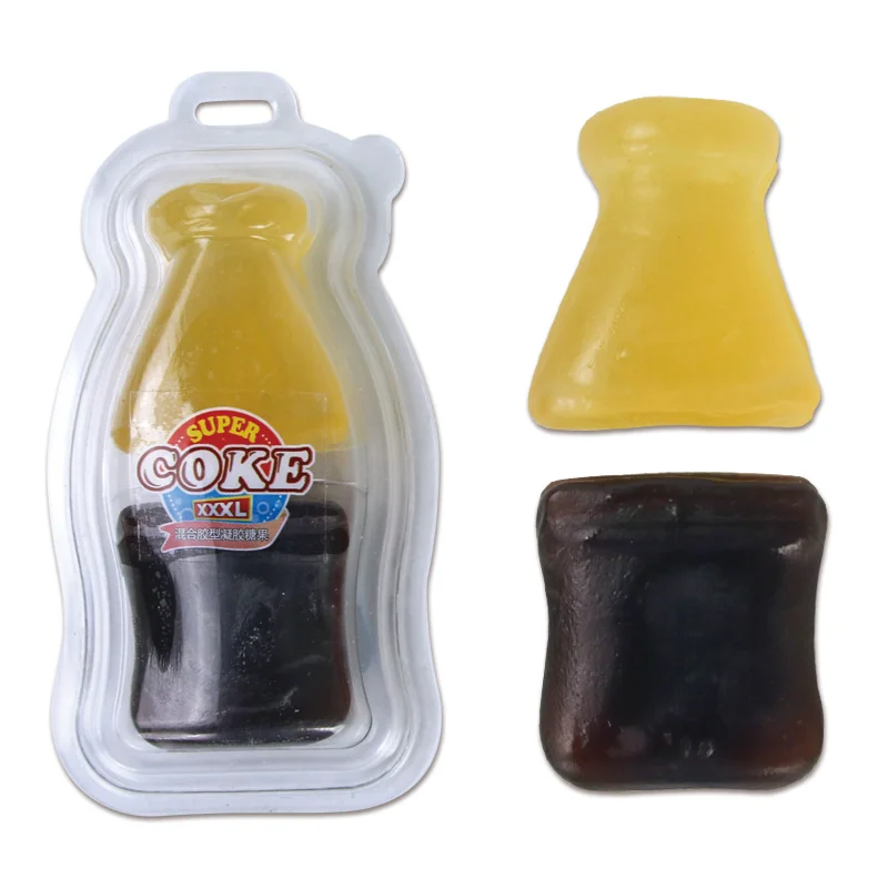 SUPER COLA GUMMY CANDY Cola Bottle Super Halal Sour Candy Gummy Candy With Multi Flavour