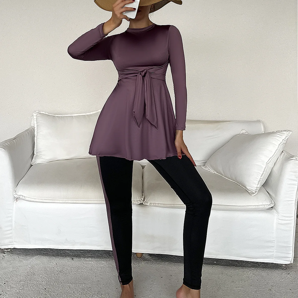 Plus Size Burkinis Islamic Swimwear Women Girls Muslim Swimwear Full Cover Modest Islamic Swimming Suits Muslim Swimwear